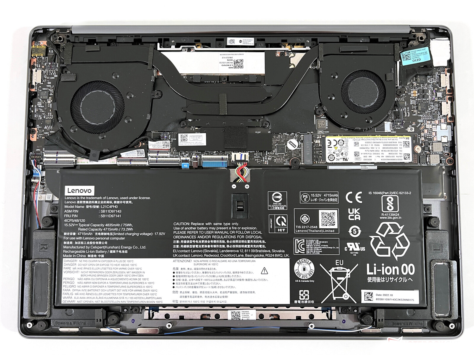 How to replace and fix Lenovo Yoga Pro 9 14IRP8 KS481 lcd cable 40pin 0.5mm 5C10S30766 DC02C010E10 (Lenovo Yoga 9 14IRP8)